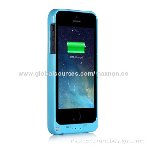 2,200mAh External Back Battery Case for iPhone 5/5C/5S, 3-in-1 with Changeable Faceplate